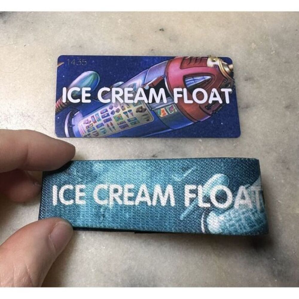 Zox Ice Cream Float Reversible Band Bracelet Size Medium With Card